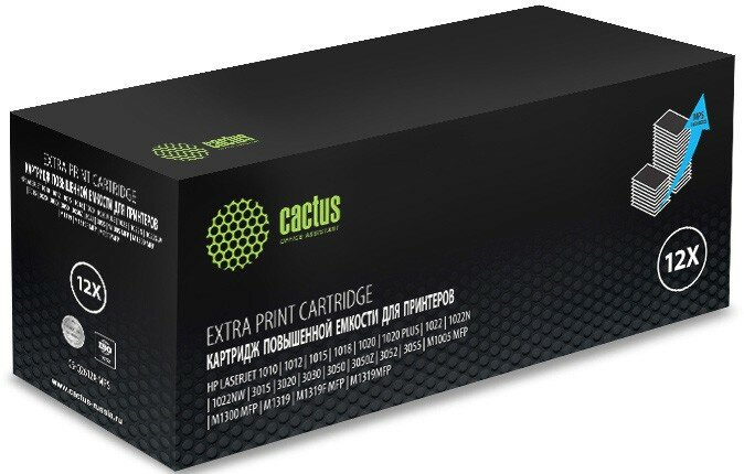 Картридж Cactus Black (CS-Q2612X-MPS)