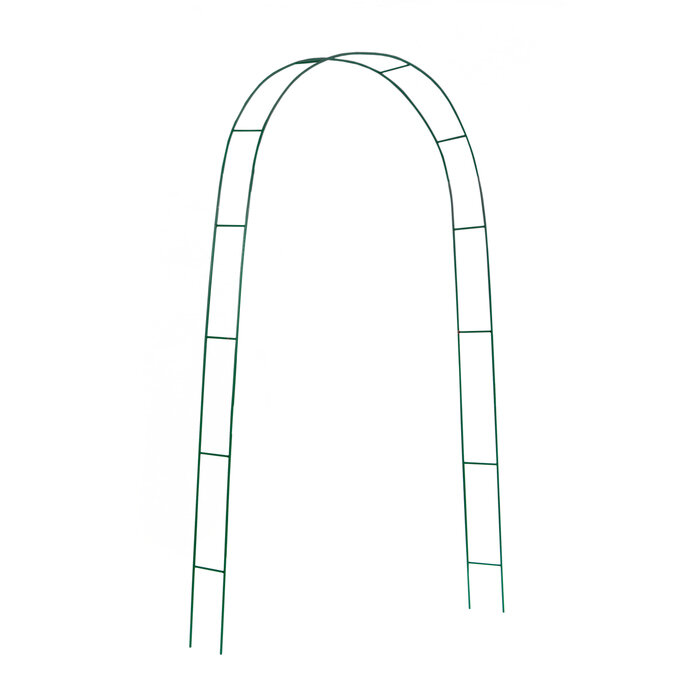 Арка садовая 240 х 125 х 20 см, разборная, металл, зелёная - фотография № 1