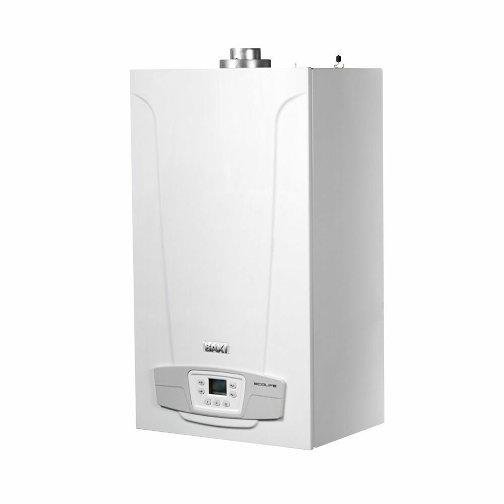 фото Котел газовый BAXI ECO Life 1.24F настен,24 кВт,одноконтурный, с закрыт. кам. сгор. (без дымохода)