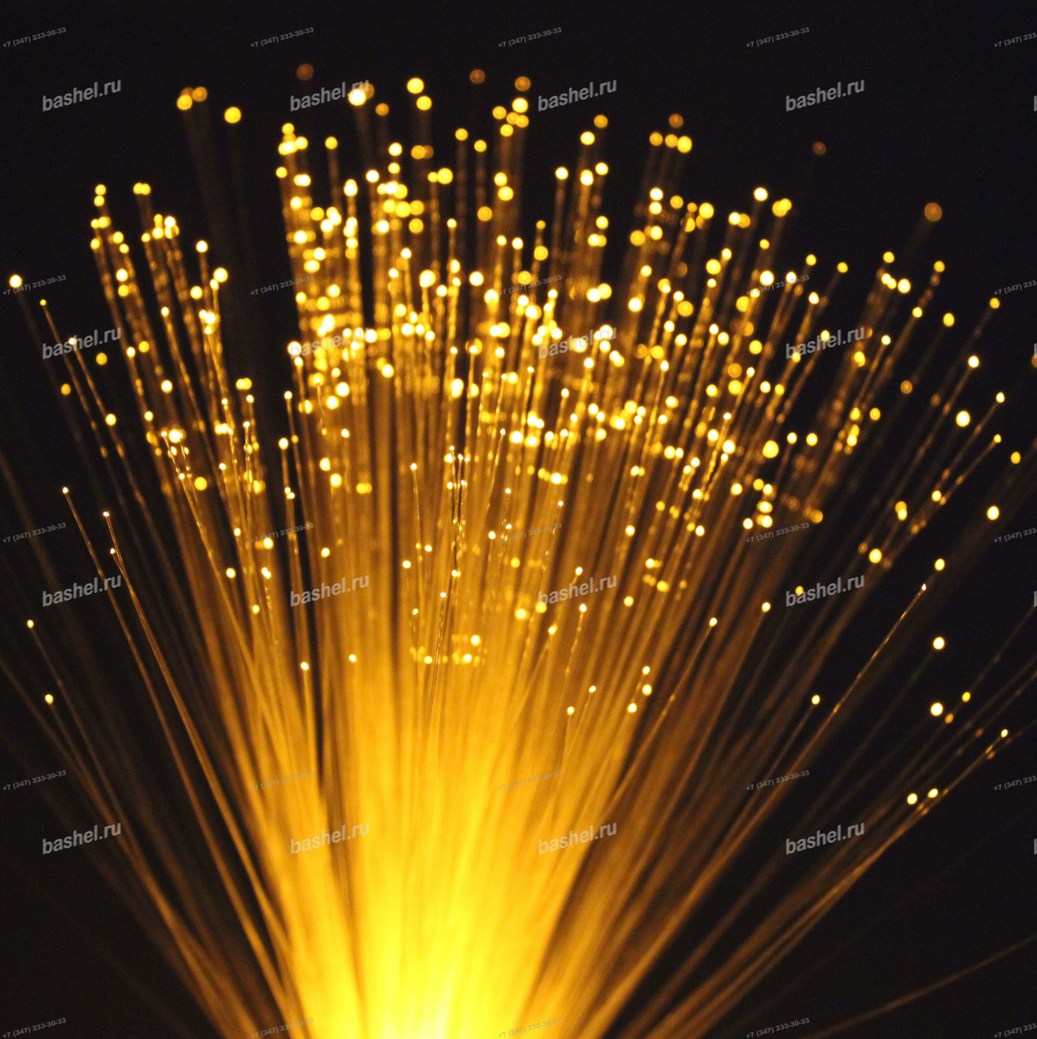 Лампа светодиодная G4/Fiber, 1.5W, Yellow, 12V BPV-G4-1,5W-12V-Fiber-Y жёлтая (оптоволокно 24см)