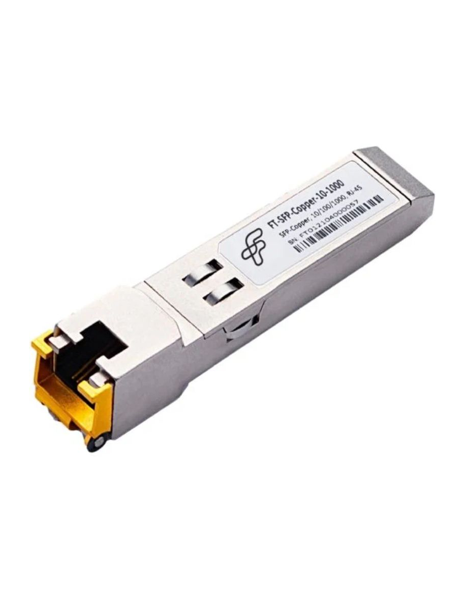 Приёмопередатчик FiberTrade FT-SFP+-Copper-10G Трансивер 10G SFP+ RJ45/CU 100m (прошивка Mellanox) OEM