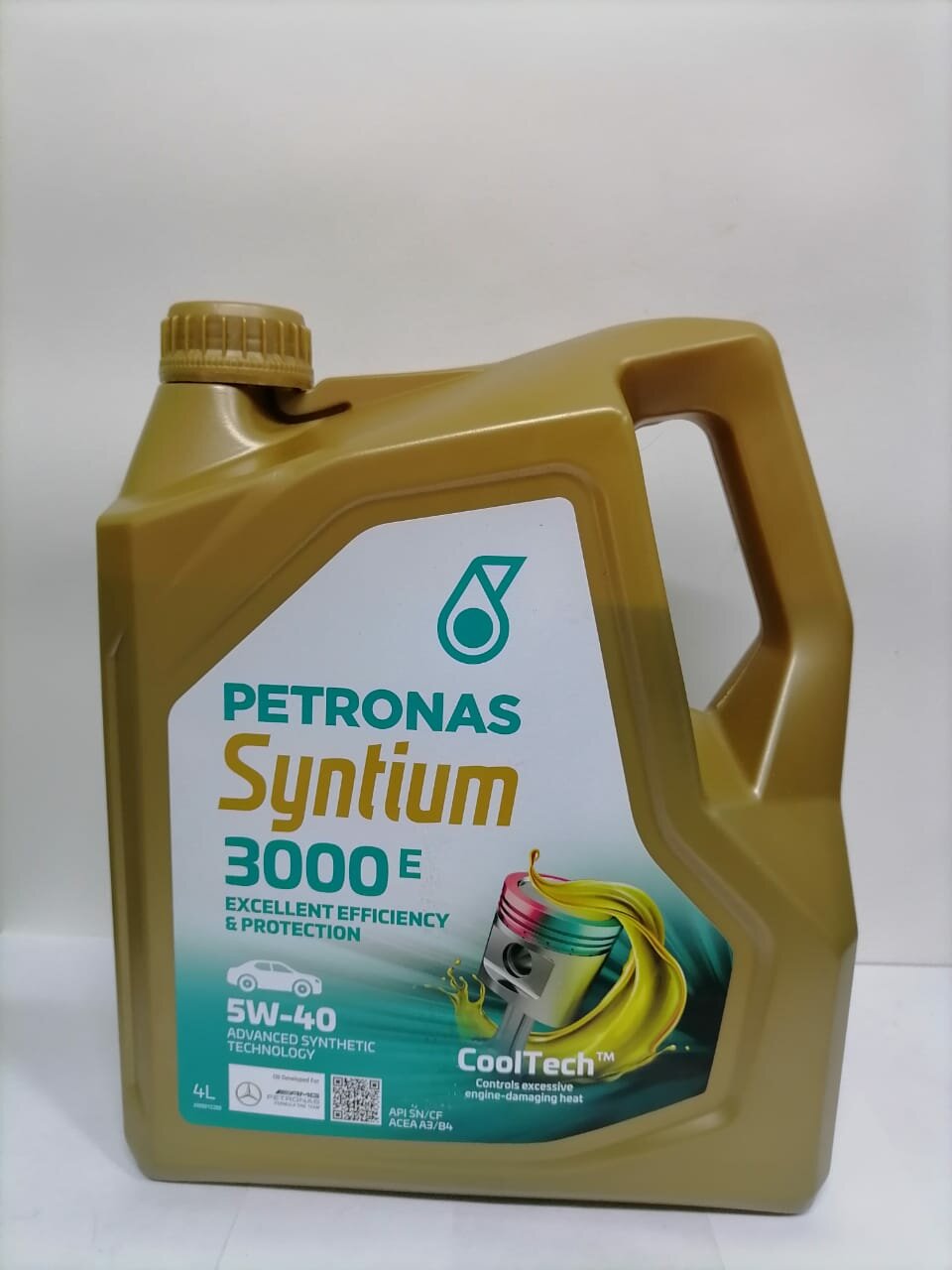 Масло моторное Petronas SYNTIUM 3000 E 5W40, 4л, артикул 18054019