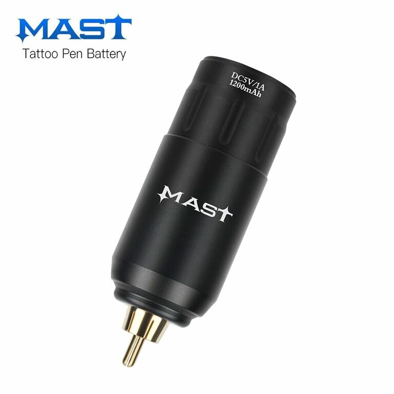 Беспроводной блок питания для тату машинки Mast Power U1 Wireless Tattoo Battery RCA Black