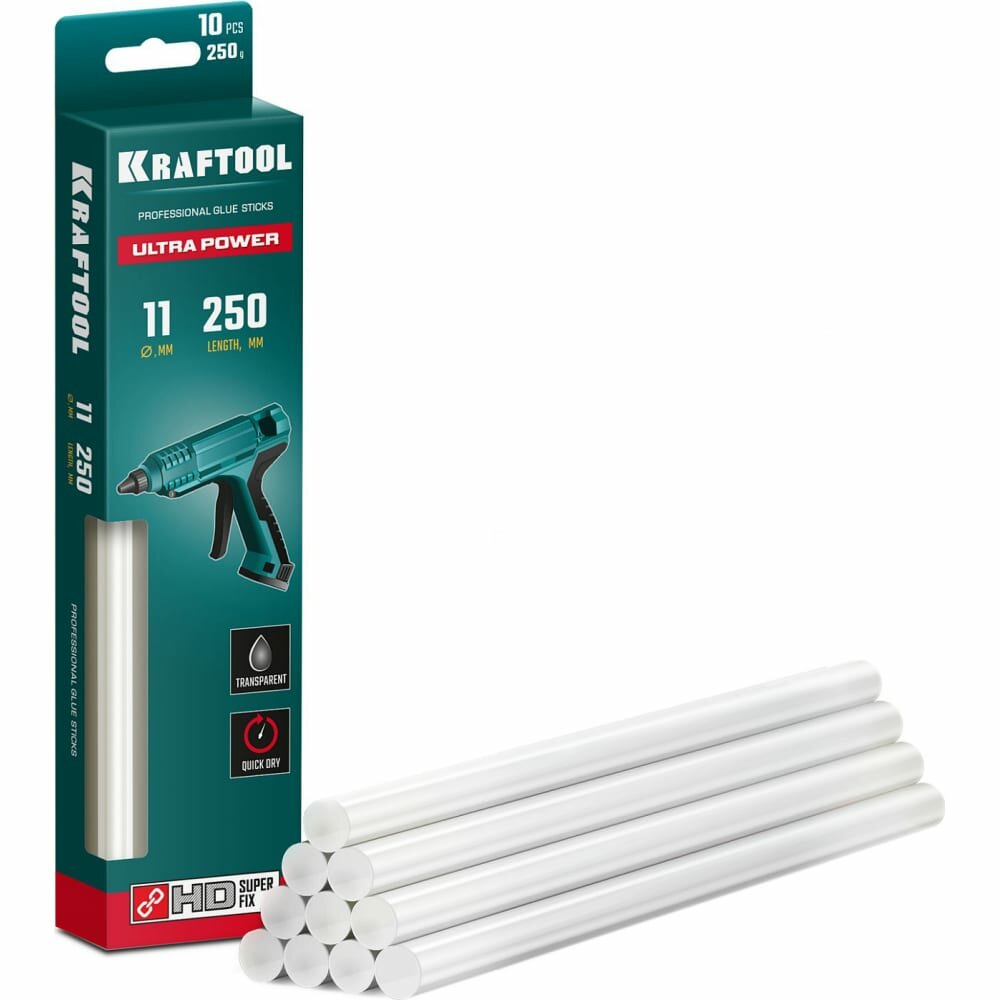 фото Ультрамощные клеевые стержни KRAFTOOL Ultra Power