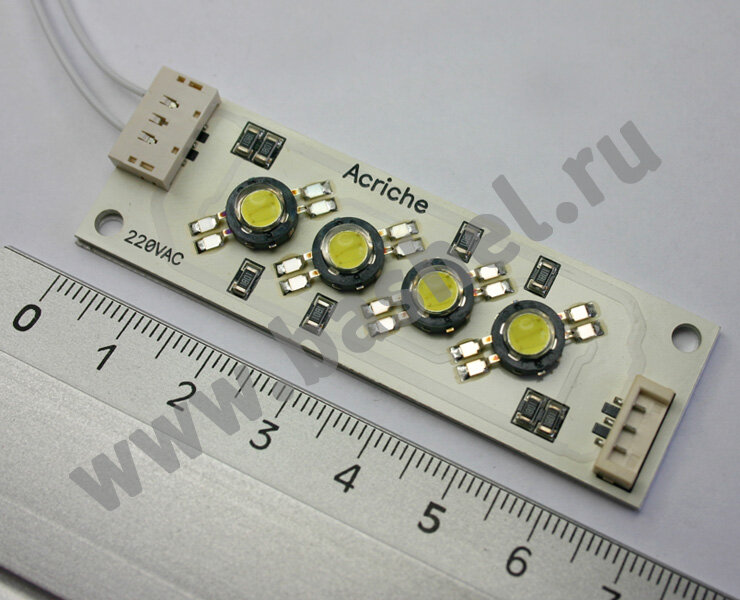 LED modul PCB-AN2223-220V/ 8W, 117°, W (прямого подключения), Модуль светодиодный электротовар