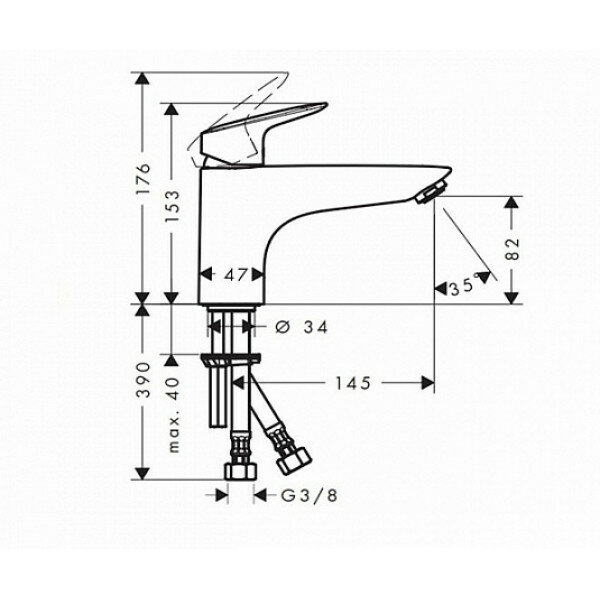 Смеситель Hansgrohe - фото №2