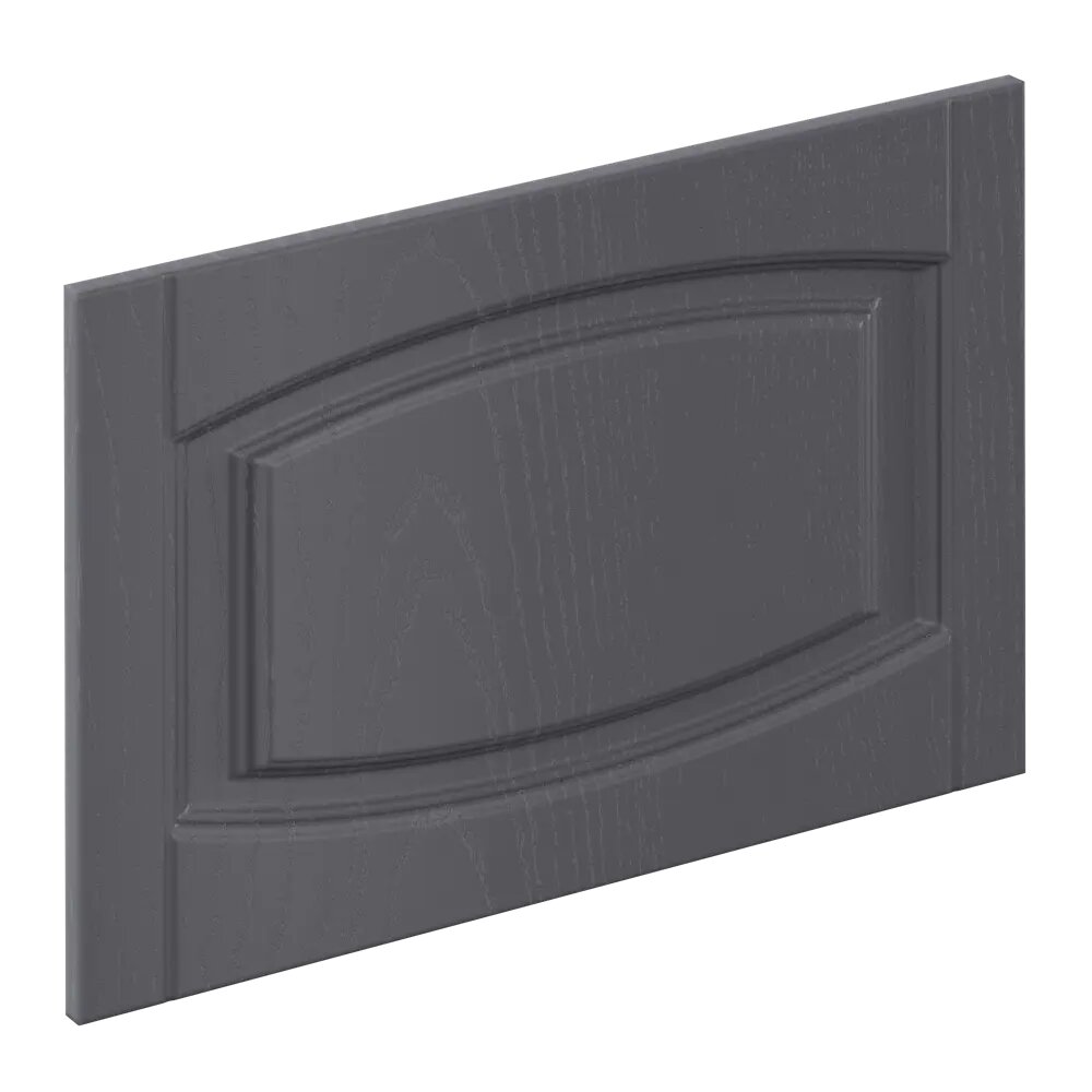 фото Фасад для кухонного ящика Петергоф грей 59.7x38.1 см Delinia ID МДФ цвет графит