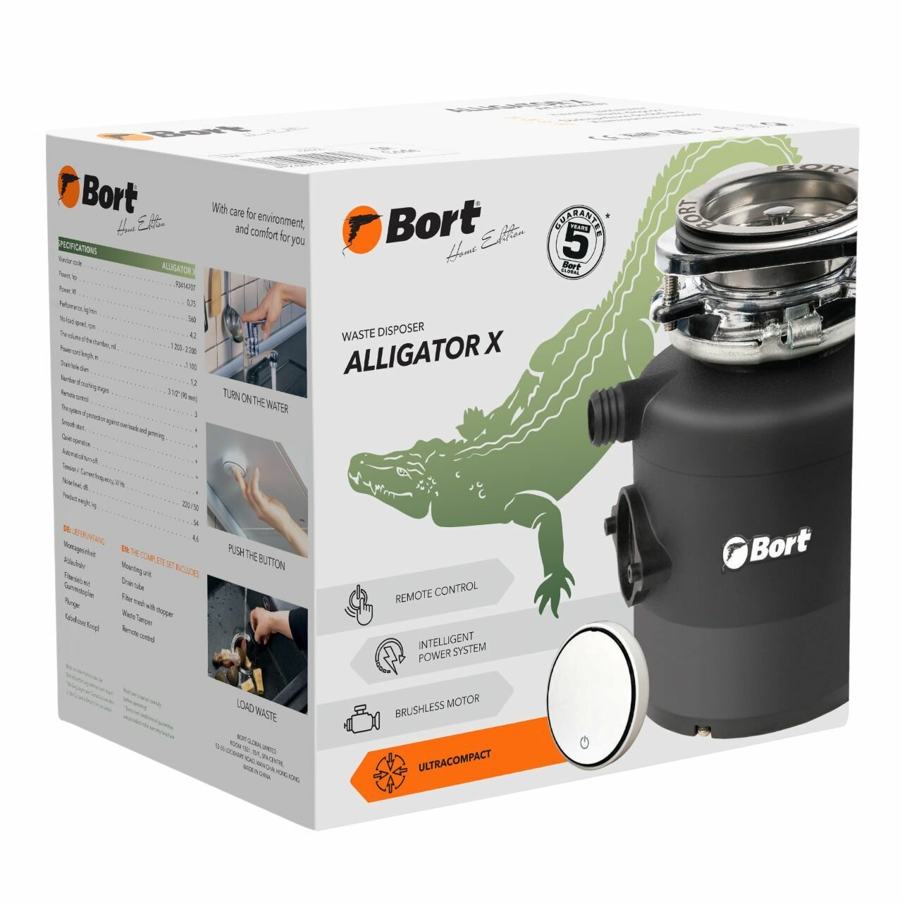 Измельчитель отходов Bort Alligator X - фото №4
