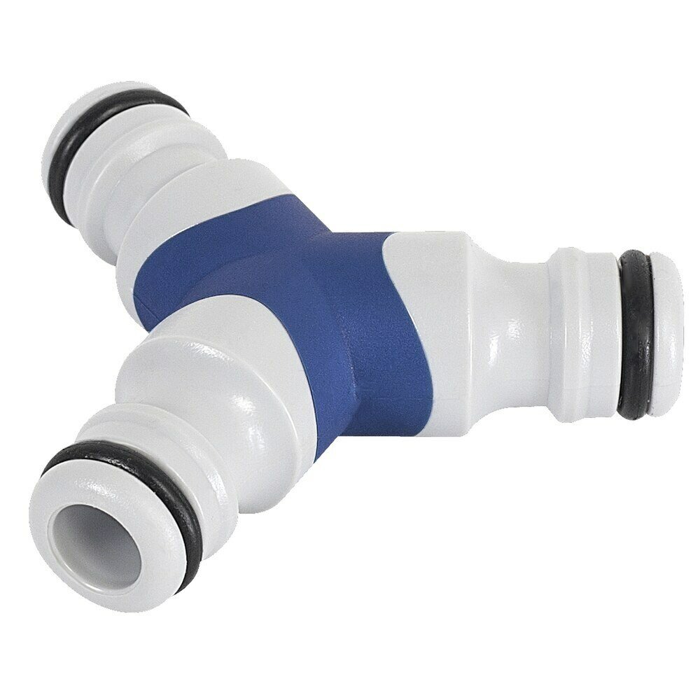 фото Штуцер 1/2 для соединения шлангов Green Apple пластиковый (Б0003121)