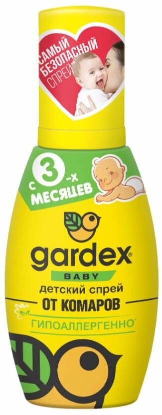 Gardex Baby детский спрей от комаров от 3 х месяцев 75 мл