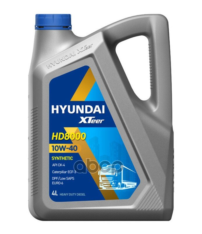 HYUNDAI XTeer Масло Моторное 10W40 Hyundai Xteer 4Л Синтетика Hd Ultra Cj-4/Sl