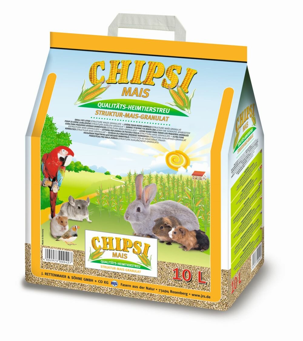 Наполнитель Chipsi Mais Citrus 10лх4,2кг Кукурузный ароматизированный