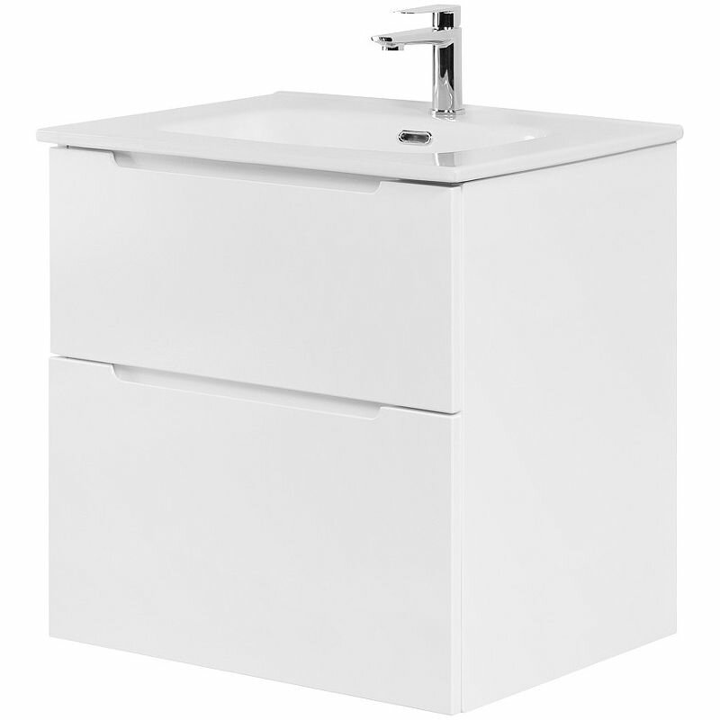 Тумба под раковину BelBagno Etna H60-700-2C-SO-BL-P Bianco Lucido - фото №3