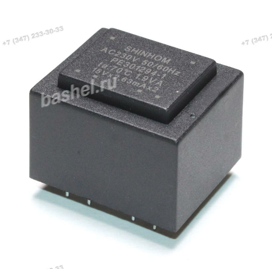 Трансформатор силовой PE301294-1 (1.9W 2x15V 2x63mA 230V), Shinhom Enterprise Co, Ltd