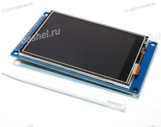 EM-347 TFT LCD сенсорный 3,2", 320х240, RGB 65K, Дисплейный модуль электротовар