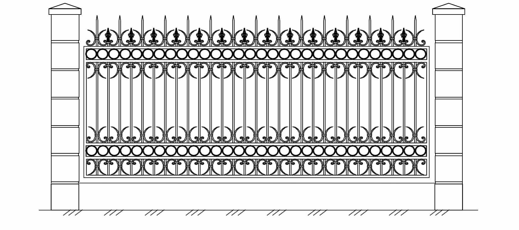 Элемент кованый завиток C-образный 115x110 мм - фотография № 4