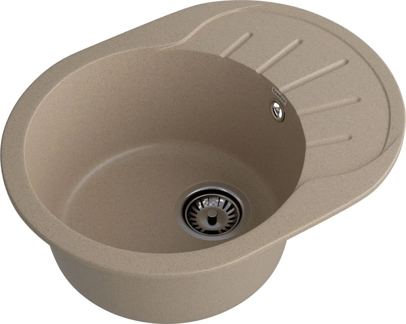 фото Мойка для кухни GranFest Rondo R-580L песочный