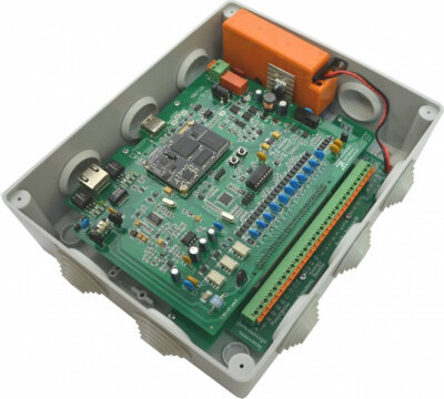 Концентратор универсальный-IP4 с переговорным устройством Текон-Автоматика КУН-IP4П