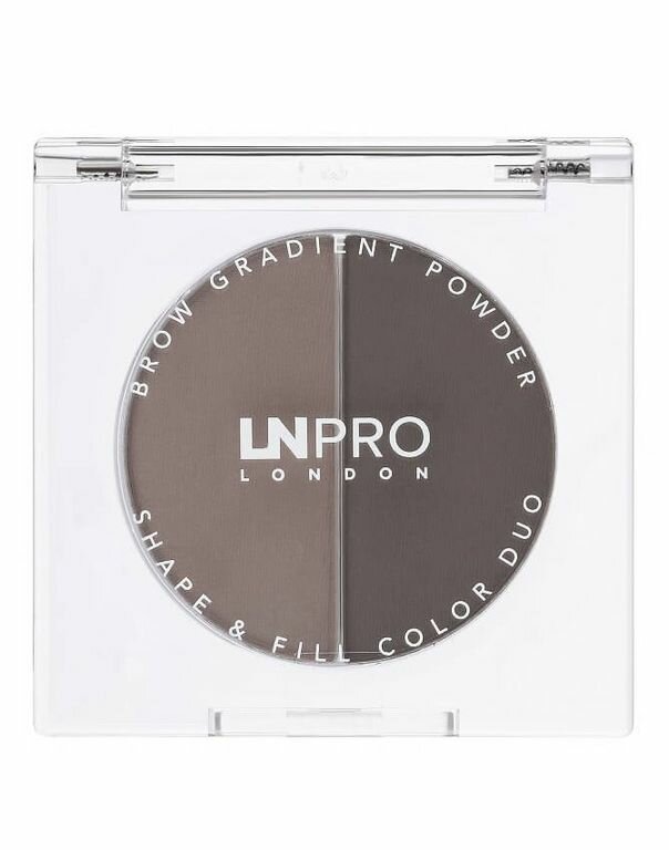 LN PRO Тени для бровей Brow Gradient Powder 102 натуральный коричневый