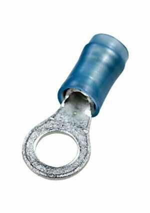 фото 130094-0, PIDG наконечник кольцевой изолированный М5 синий на провод 1-2,5мм2 (12 шт.)