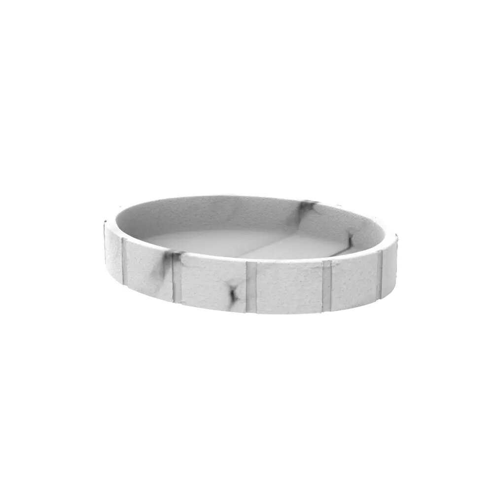 фото Мыльница Lemer Marble WHMARB003, полирезин цвет белый