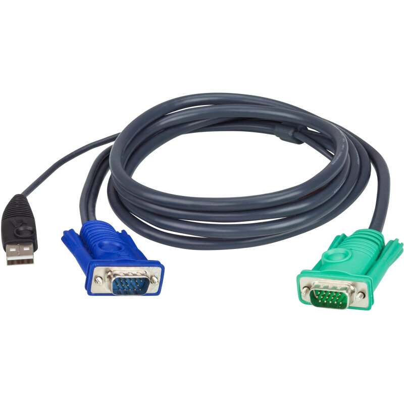 Кабель ATEN 2L-5205U CABLE HD15M/USB A(M)--SPHD15M 5m 2L-5205U