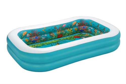 Детский надувной бассейн 262x175x51см "Поиски сокровищ" с 3D рисунком и 3D очками 778л от 3 лет