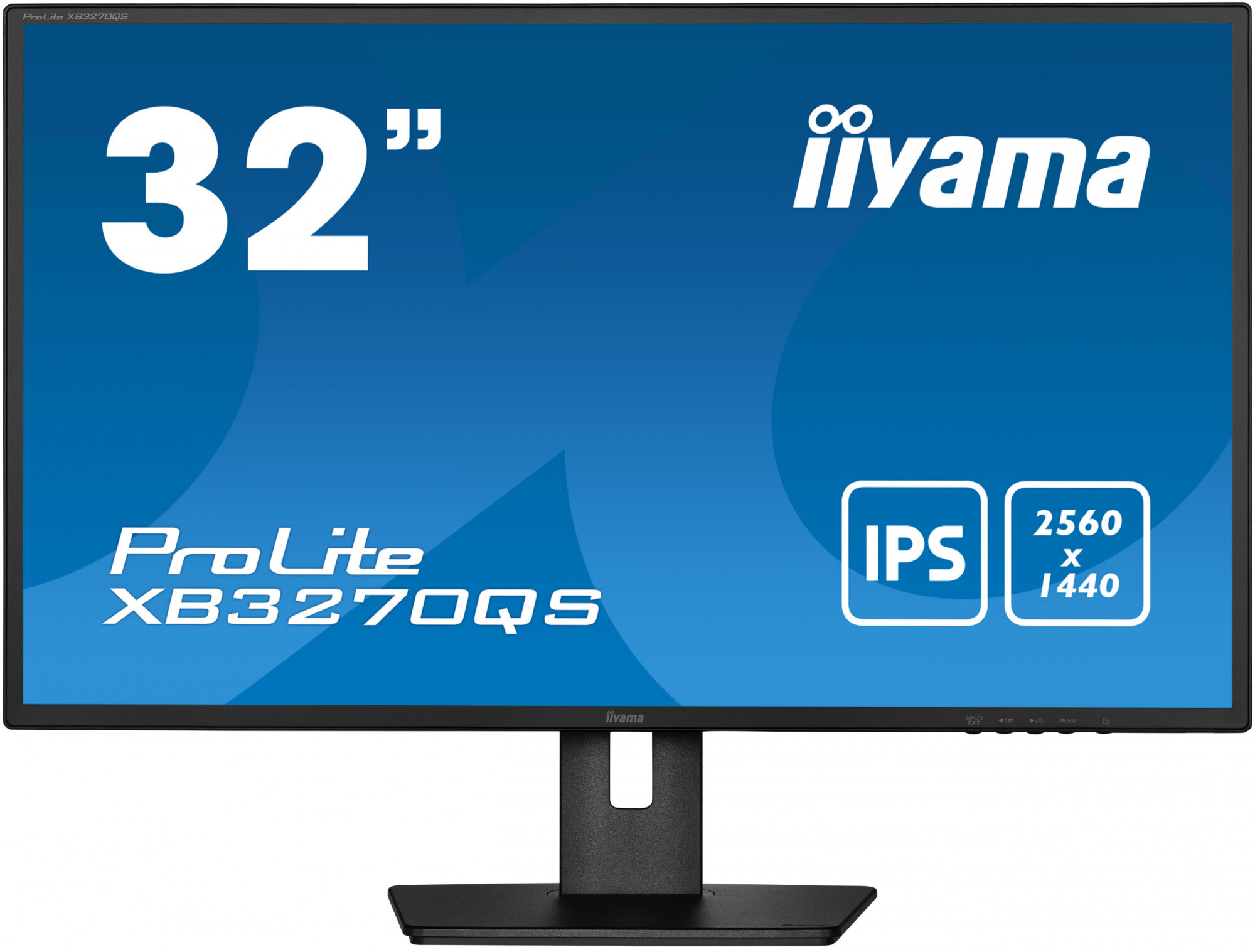 LCD IIYAMA 31.5" XB3270QS-B5 IPS 2560х1440 4ms 300cd 178/178 1200:1 HDMI DisplayPort Height Tilt Speakers