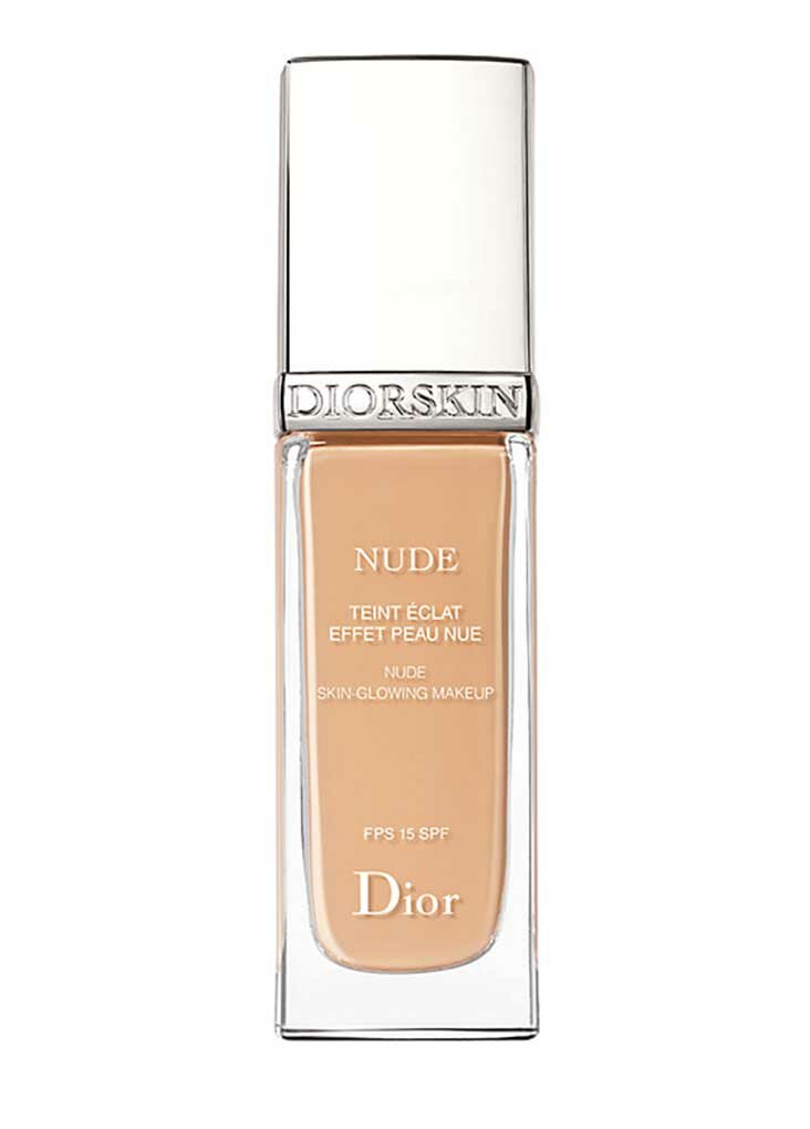 Тональный флюид Dior diorskin nude teint eclat effet peau nue - 040 honey beige (30мл)