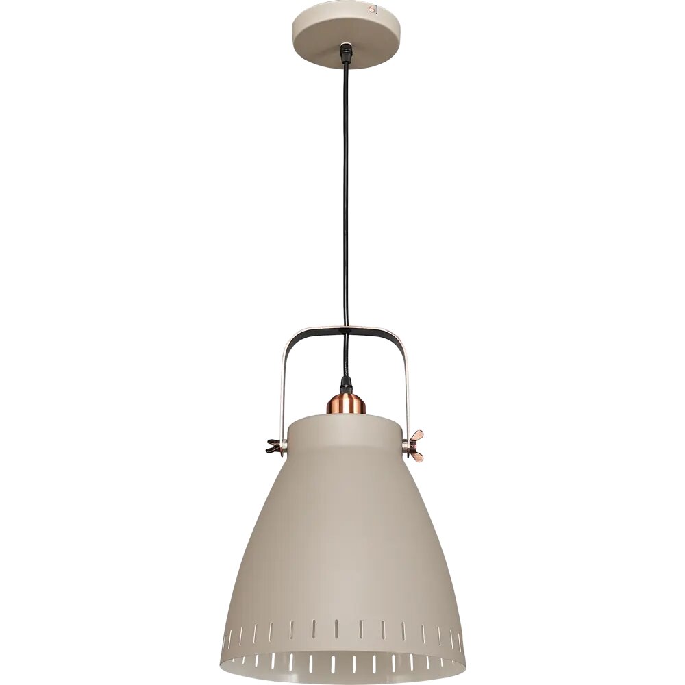 фото Светильник подвесной New York PL-428L, 1xE27x60 Вт, 3 м², цвет серый