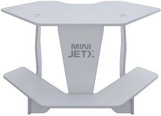 Игровой угловой компьютерный cтол Vmmgame JETXmini LIGHT WHITE
