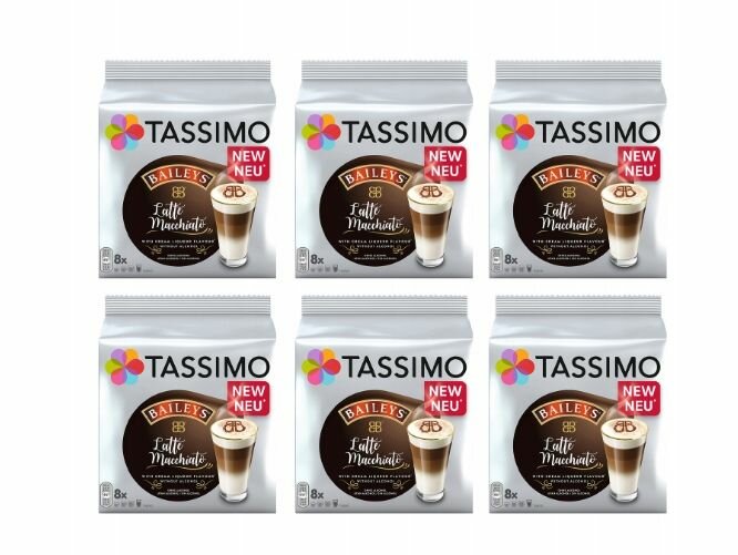 Кофе в капсулах Tassimo Latte Macchiato Baileys, 48 капсул - фотография № 1