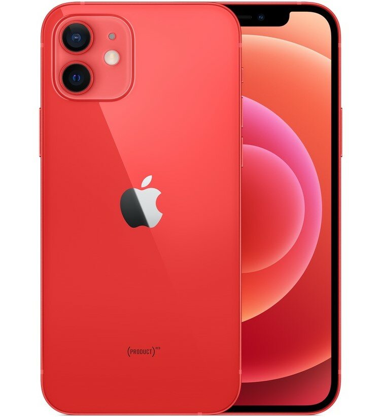 Смартфон Apple iPhone 12 mini 64 ГБ RU, nano SIM+eSIM, (PRODUCT)RED