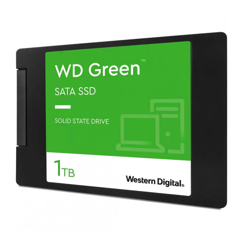 Накопитель SSD WD Original SATA III 1Tb WDS100T2G0A Green 2.5" Western Digital - фото №2