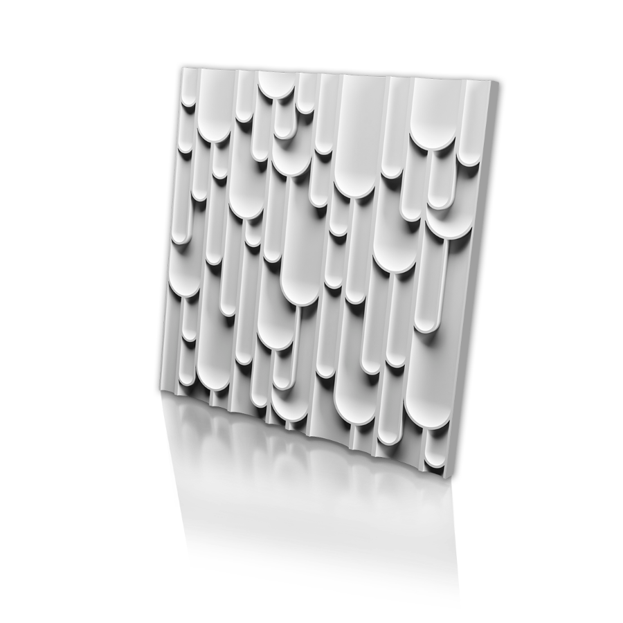 3D стеновая панель из гипса REVERY артикул M-0092 от Artpole