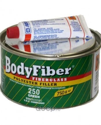 фото Шпатлевка 250 со стекловолокном, 0,75 кг. BODY HB BODY 2500600060