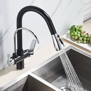 фото Смеситель для кухни MATRIX SMF-363637/BC (2 in 1) для подключения фильтра питьевой воды