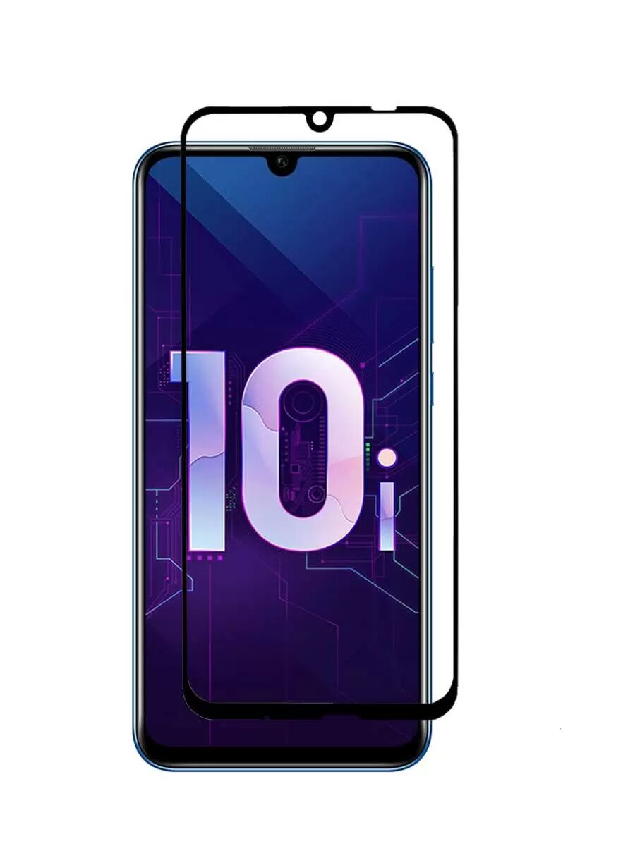 Защитное стекло для Honor 10i/ 10 Lite/ 20 lite/ Huawei P30Lite/ P Smart 2019/ P Smart 2020 (Хуавей) полноэкранное полноклеевое