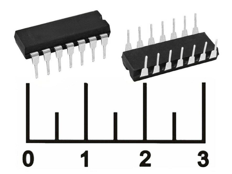 Микросхема К554СА3А DIP14