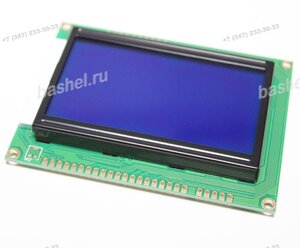 ЖК дисплей LCD RG12864A-TNI Eng-Rus, RUiCHi