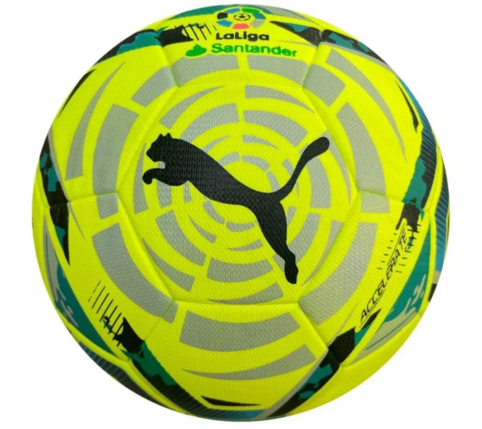 Футбольный мяч Puma Santander La Liga тренировочный, 5 размер, зеленый