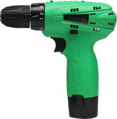 фото Дрель-шуруповерт аккумуляторный Zitrek Green 12-Li патрон:быстрозажимной (кейс в комплекте) (063-407