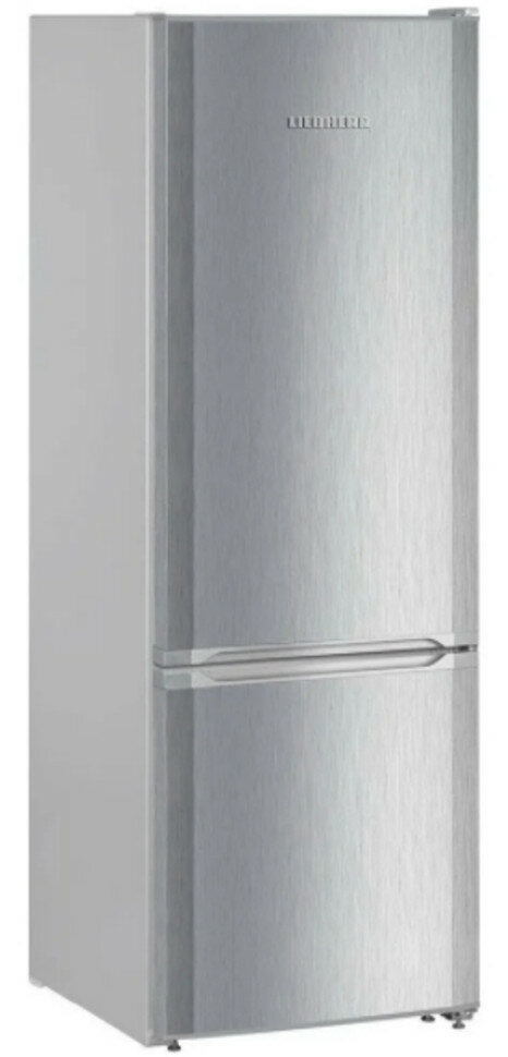 холодильник двухкамерный LIEBHERR CUel 2831 161,2x55x63см серебристый - фото №1