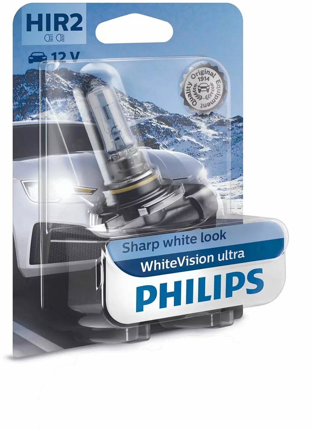 Лампа Philips WhiteVision Ultra HIR2 12V- 55W (PX22d) 9012WVUB1