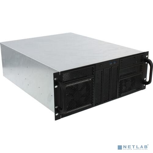 Procase Корпус Procase RE411-D6H8-E-55 Корпус 4U server case,6x5.25+8HDD, черный, без блока питания, глубина 550мм, MB EATX 12"x13" чёрный
