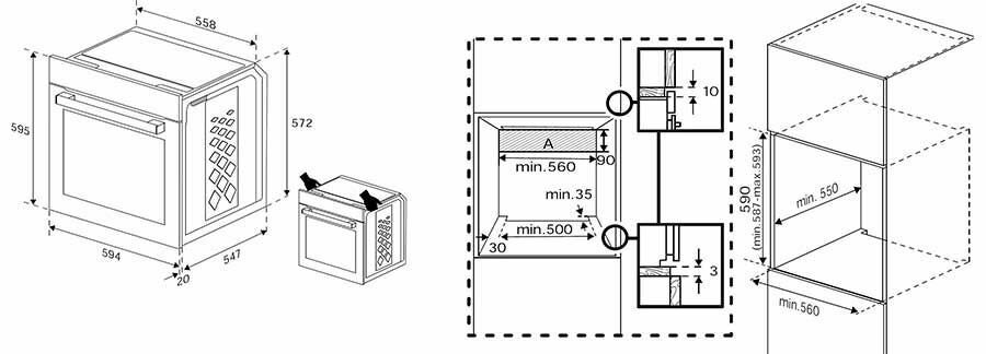 Встраиваемый электрический духовой шкаф Indesit IFE 3644 J WH - фотография № 4