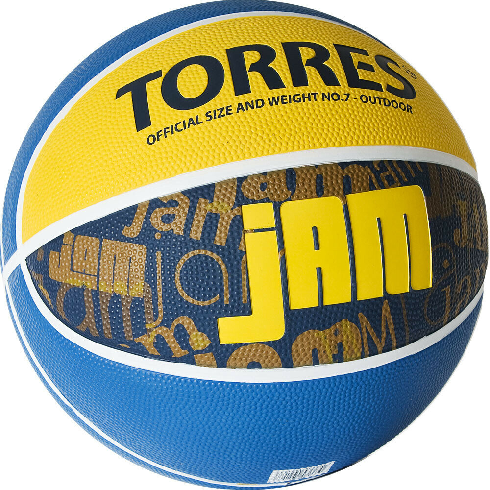 Мяч баскетбольный TORRES Jam арт.B02047, р.7