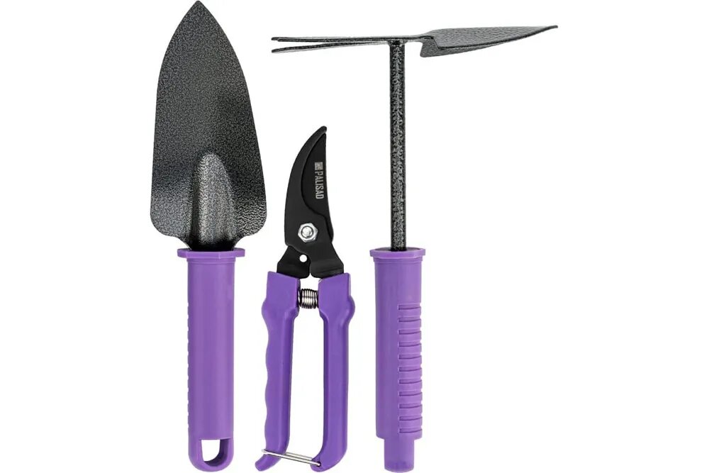 фото Набор инструмента с секатором PALISAD пластиковая рукоятка 62904