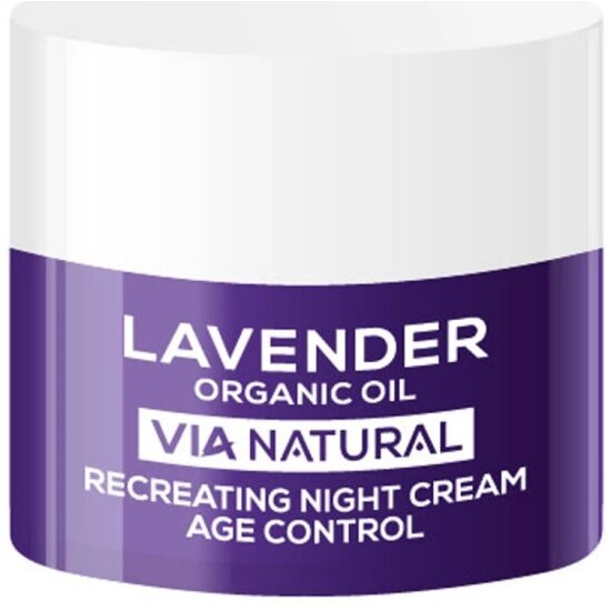 Ночной крем для лица Biofresh Lavender organic oil антивозрастной, 50 мл