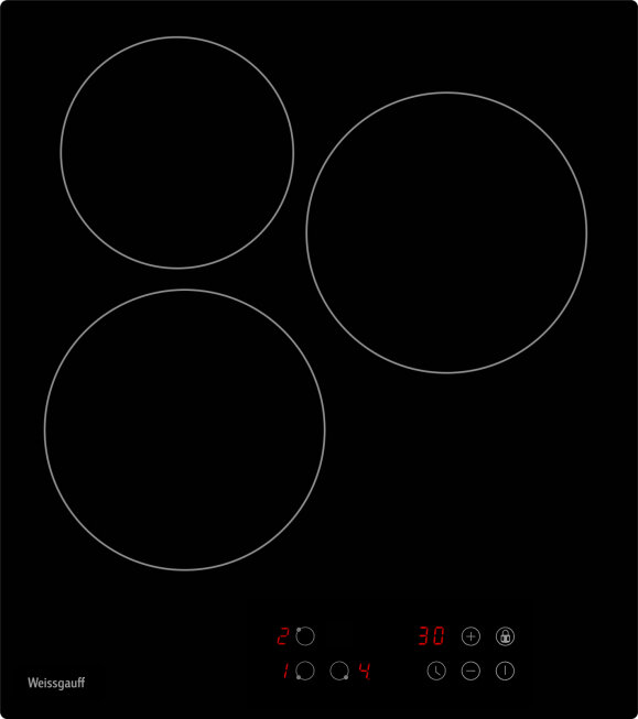 Электрическая варочная панель Weissgauff HV 430 BA - фотография № 1